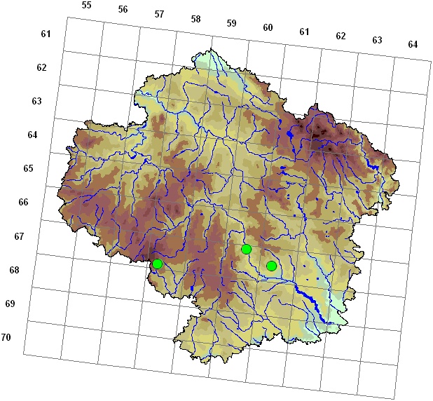 Mapa výskytu - prutník červenající - Bryum rubens