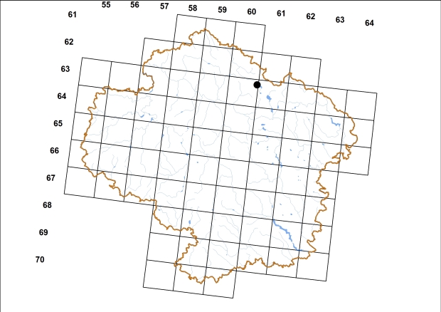 Mapa výskytu - plzák lesní - Arion rufus