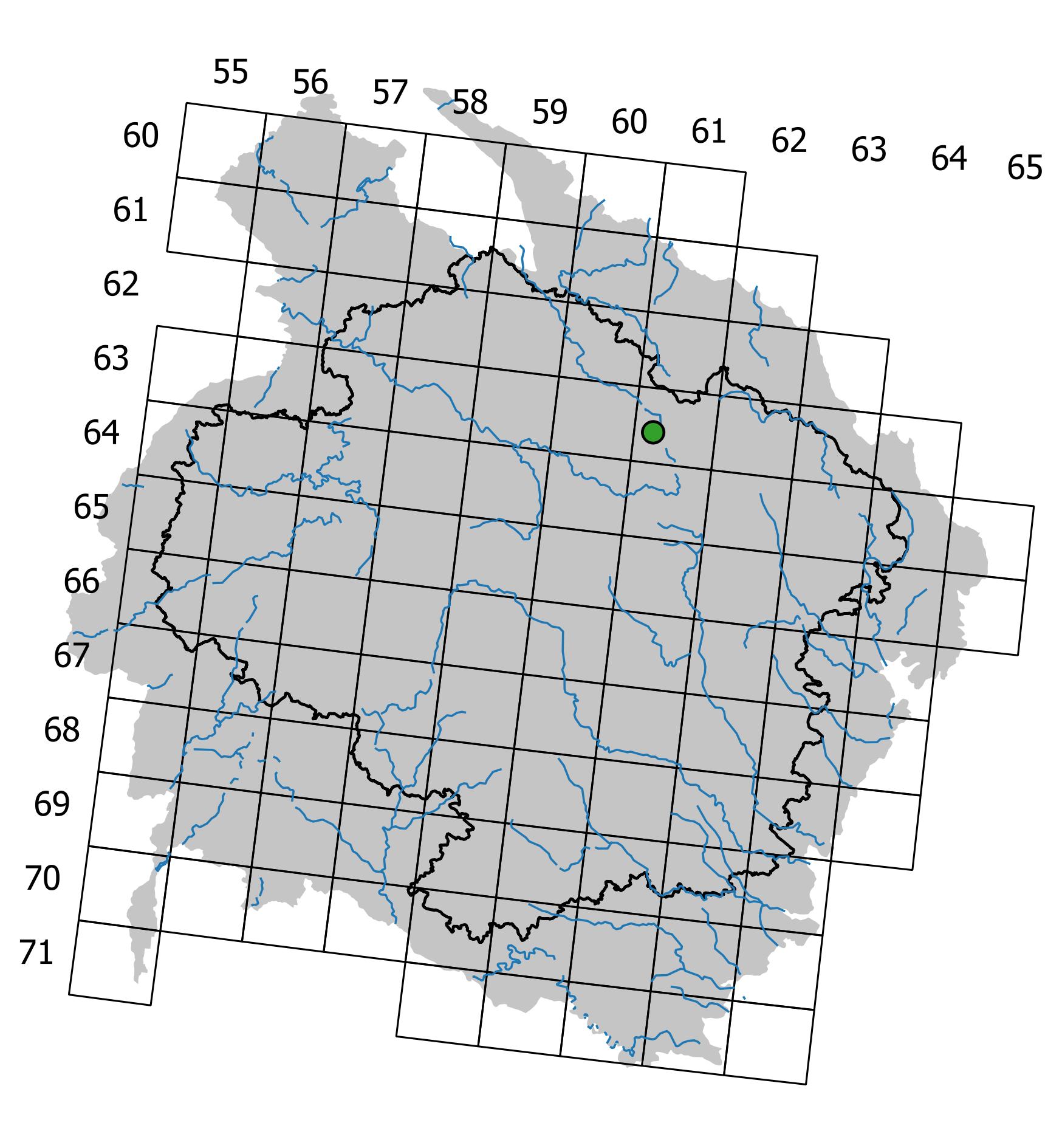 Mapa výskytu - drobnička něžná - Cephaloziella elachista