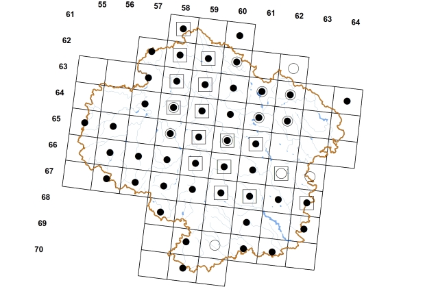 Mapa výskytu - kružník bělavý - Gyraulus albus