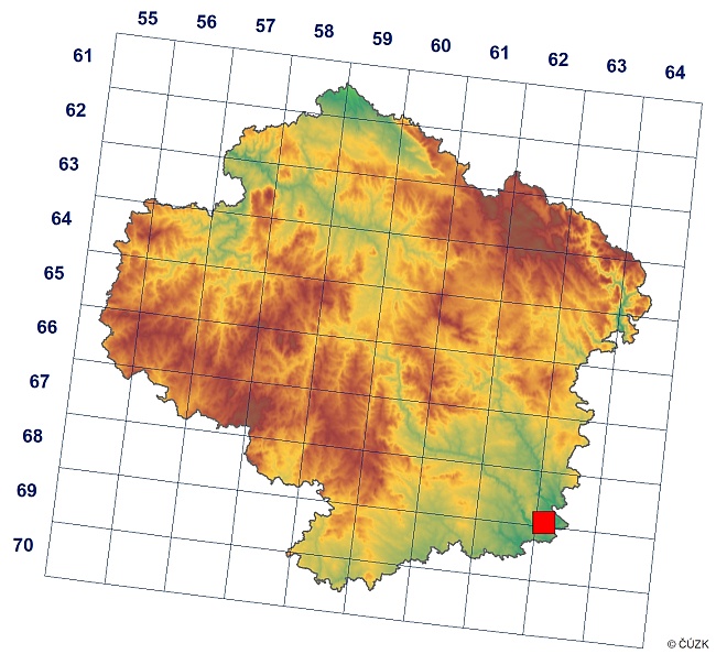 Mapa výskytu - záklopník oblý - Phthiracarus piger