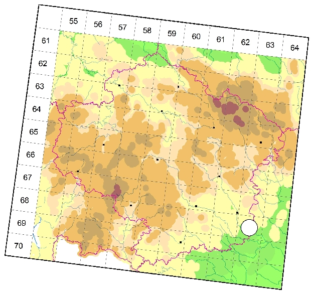 Mapa výskytu - skálovka zoubkovaná - Zelotes atrocaeruleus